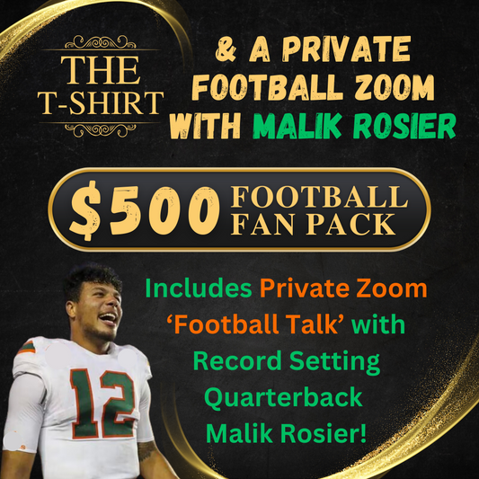 The T-Shirt & Private Zoom 'Football Talk'