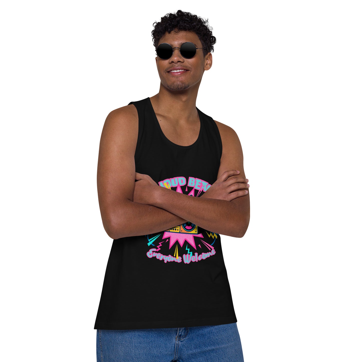 [HAPPENING NOW!] Big Loud Beach Men's Tank Top