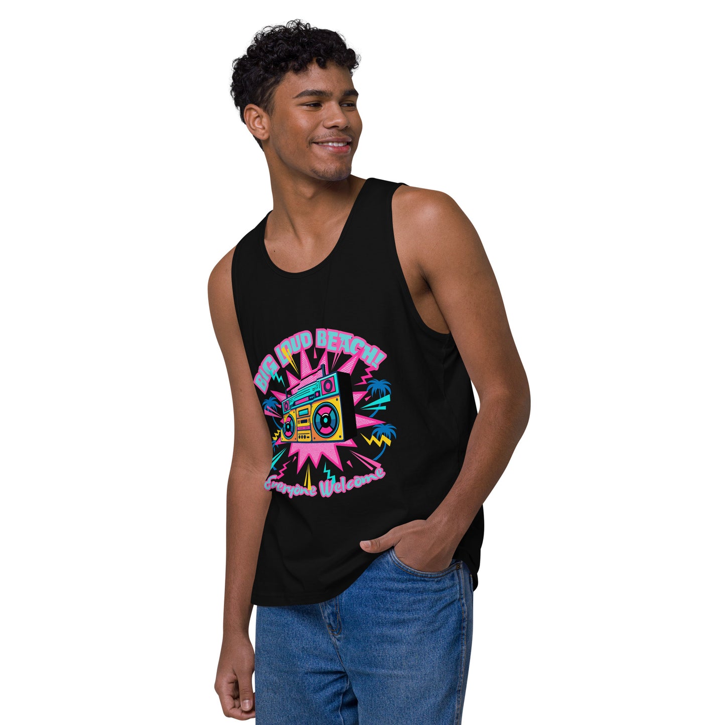 [HAPPENING NOW!] Big Loud Beach Men's Tank Top