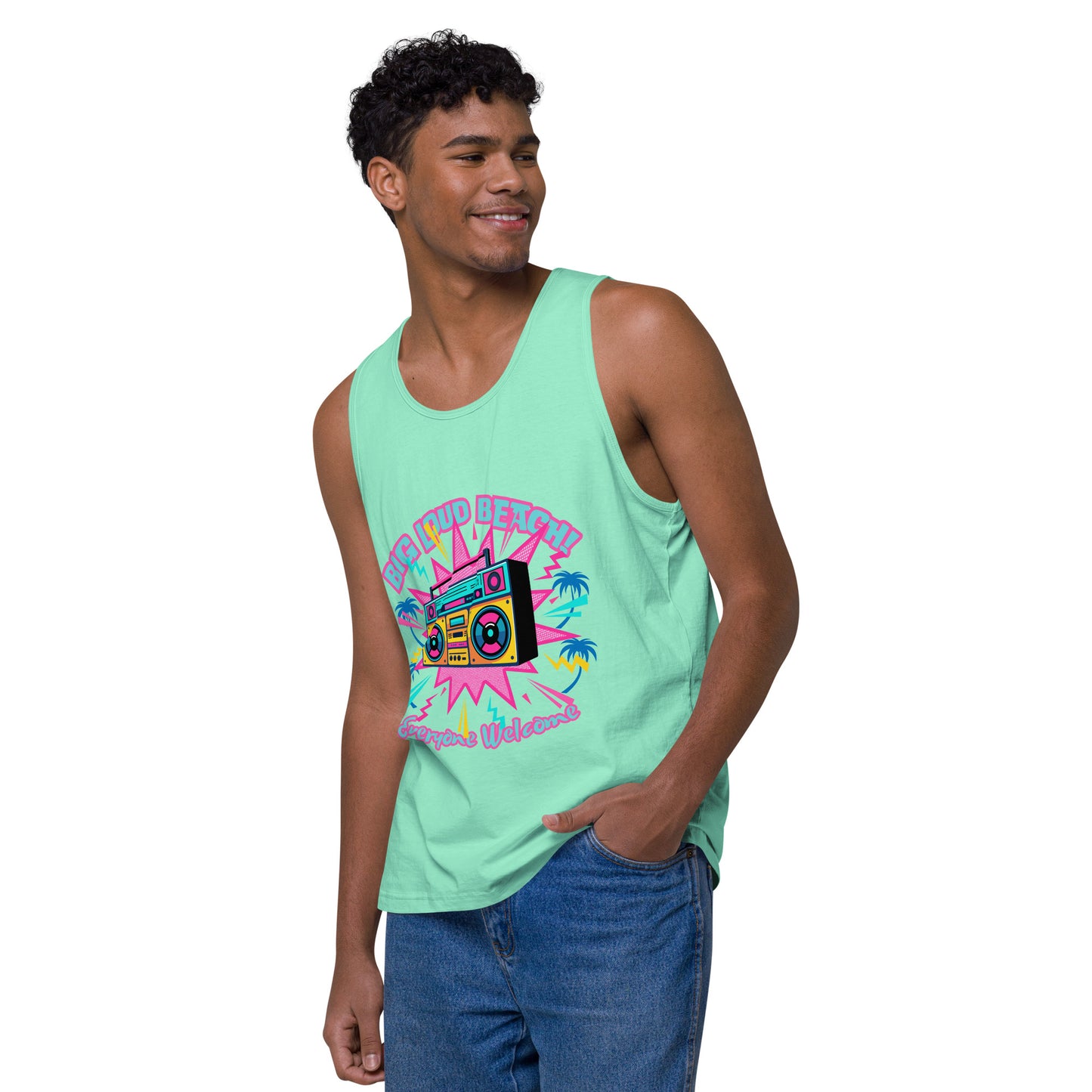 [HAPPENING NOW!] Big Loud Beach Men's Tank Top