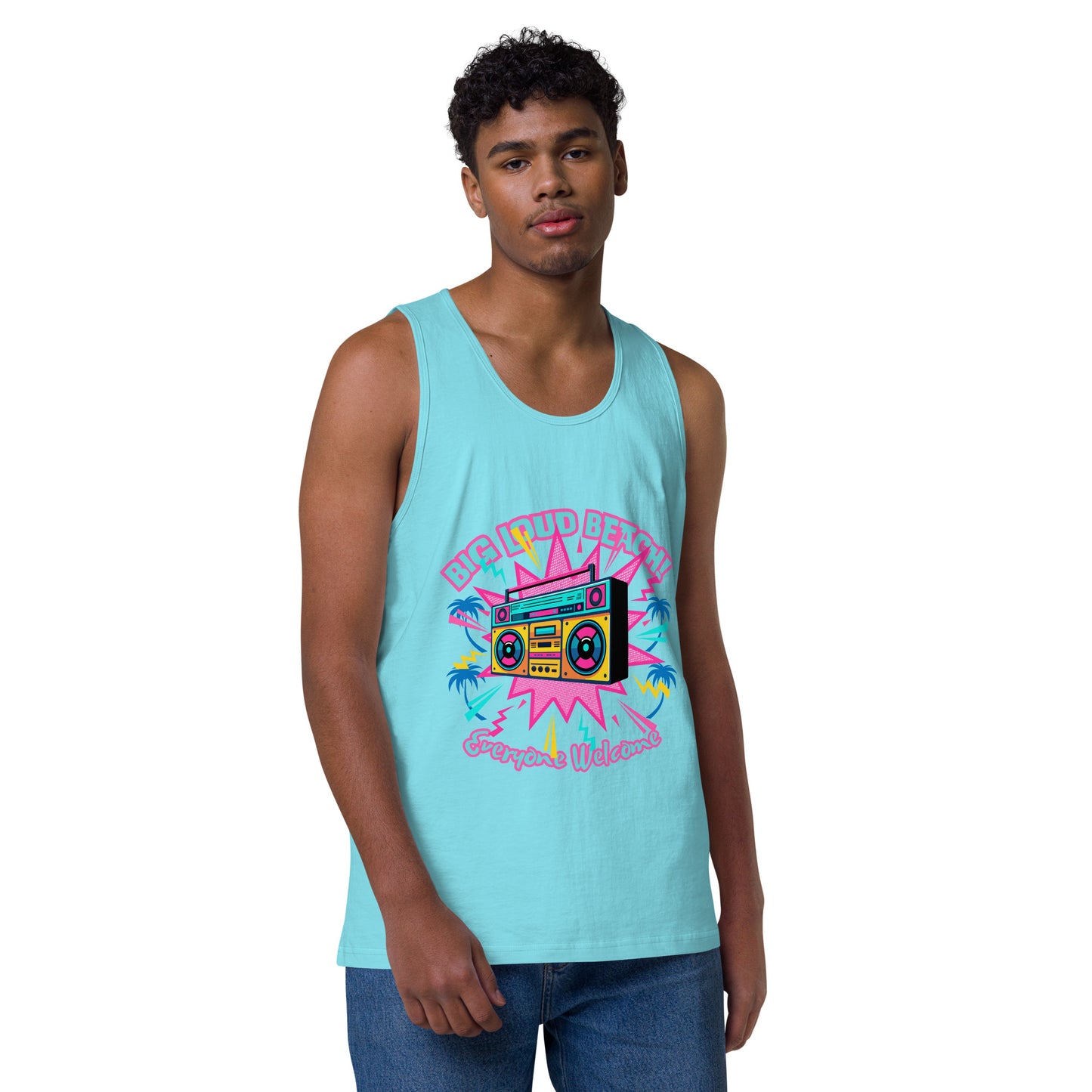[HAPPENING NOW!] Big Loud Beach Men's Tank Top