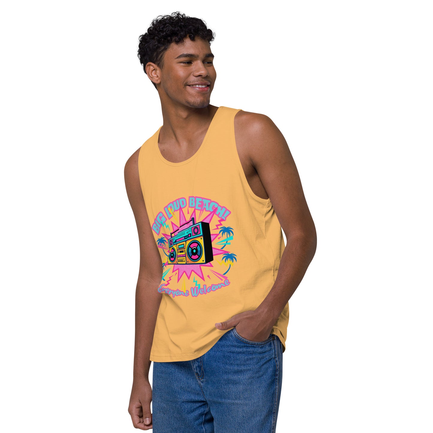 [HAPPENING NOW!] Big Loud Beach Men's Tank Top
