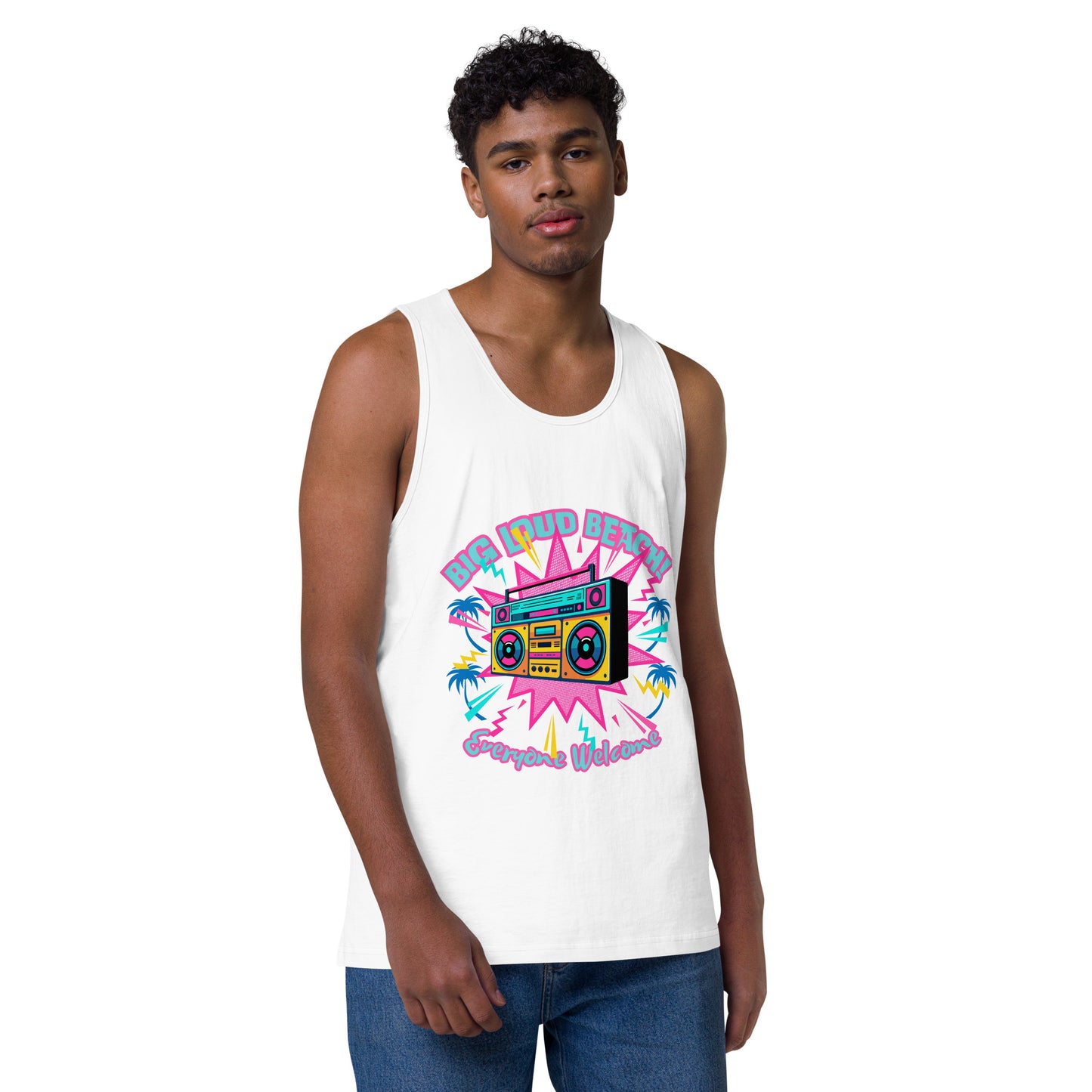 [HAPPENING NOW!] Big Loud Beach Men's Tank Top