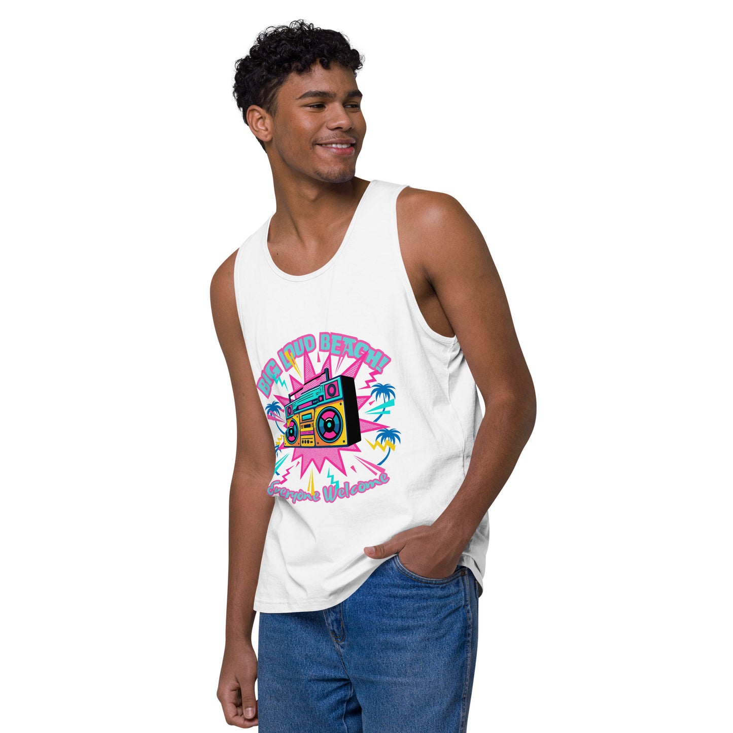 [HAPPENING NOW!] Big Loud Beach Men's Tank Top